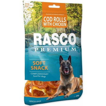 Rasco Premium Soft Snack Cod Rolls With Chicken 80 g