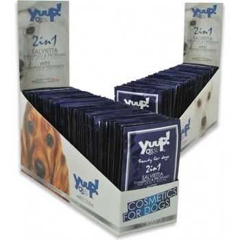 Yuup! Vlhčený ubrousek 2v1 se šamponem a vůní 1 ks