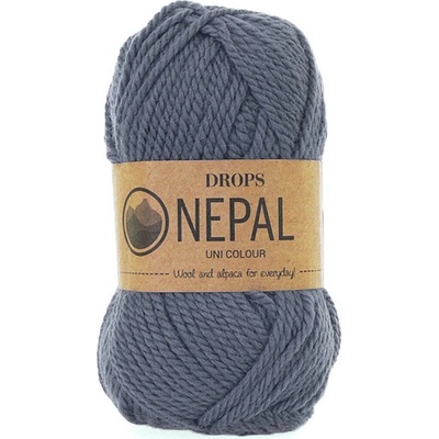 Příze DROPS Nepal uni colour 6314 - džínová modrá