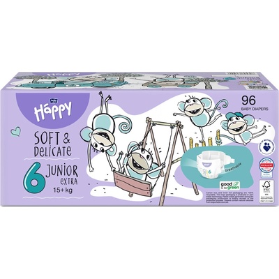 Bella HAPPY Baby Junior Extra Box 15+ kg 2x 48 ks