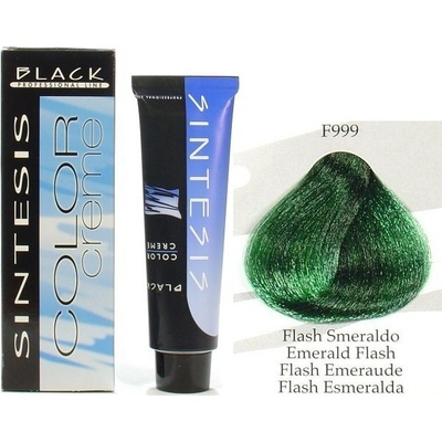 Black Sintesis Color Creme F999 smaragdová zelená 100 ml