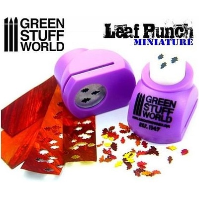Green Stuff World Miniature Leaf Punch LIGHT PURPLE / Oak 1:48 1:43 1:35