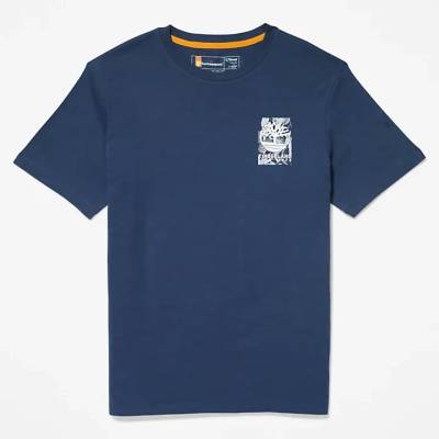 Timberland Мъжка тениска Refibra Technology T-Shirt for Men in Blue - S (TB0A26RT288)