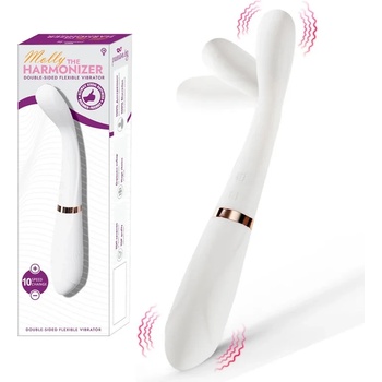 G-SPOT вибратор, 2 стимулиращи края, 20, 5см. - Molly The Harmonizer (PASSION27)