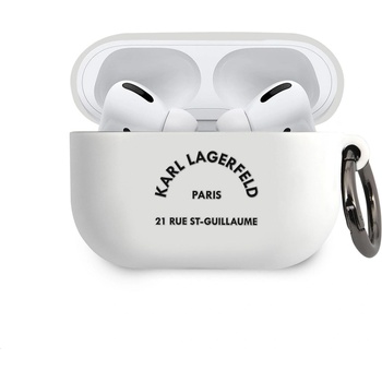 Image 1 of KARL LAGERFELD Калъф Karl Lagerfeld Rue St Guillaume Silicone Case за Airpods Pro - Бял (3666339000776)