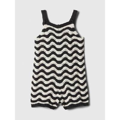 GAP Бебешки плетен гащеризон GAP GAP | Cheren | Момичешки | 50-62