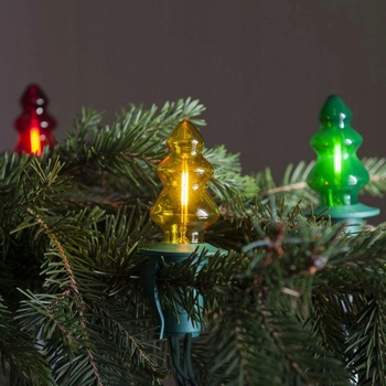 Exihand Vánoční souprava LED Filament STROMEK barevný 12 žárovek