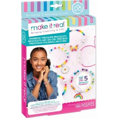 Make it Real Sada na výrobu náramků Rainbow Treasure