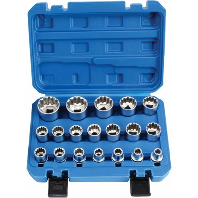 Nástrčné hlavice multiprofilové Gear Lock 1/2" 12hranné, sada 19 ks - SATRA S-19GL12 S-19GL12 – Zbozi.Blesk.cz