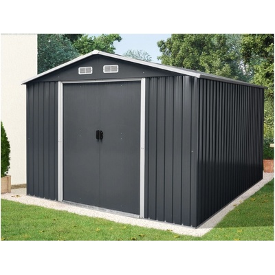 BestBerg ZDB-9A 9 m² 279 x 324 x 211 cm šedá – Hledejceny.cz