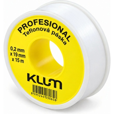 Klum Profi Teflónová páska 0,2 mm x 19 mm x 15 m