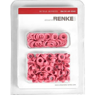 ALEXANDRA RENKE PRŮCHODKY SE ZAKONČENÍM - 8 mm / jasně růžová