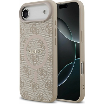 GUESS PU Leather 4G Colored Ring MagSafe Задна Корица за iPhone Air Pink Guess | Rozov | ЖЕНИ | UNI