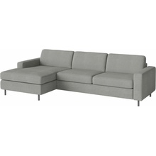 Bolia Scandinavia Chaise Longue 2,5 místná light grey