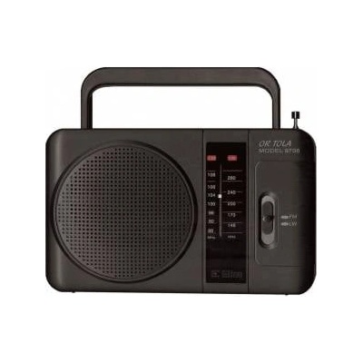 Liderpapel Портативно радио Eltra, FM, Jack 3.5 mm, Черно