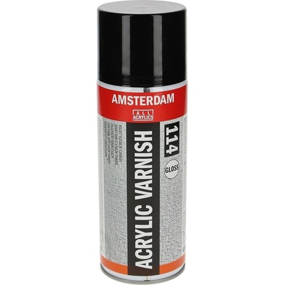 AMSTERDAM lak pro akrylové barvy sprej lesk 400 ml