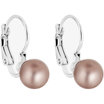 Preciosa Elegantní perličkové náušnice Silky Pearl Candy 2271 02