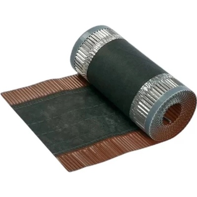 Ergo hřebenový a Nárožný pás metal alu 300 mm x 5 m cihlově červený