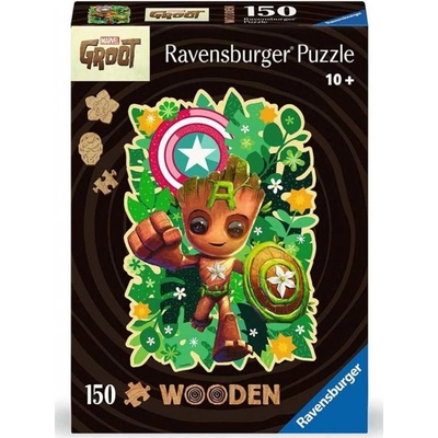 RAVENSBURGER Dřevěné obrysové Groot 150 dílků