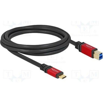 Delock 80613 USB B vidliceUSB C vidlice zlacený 2m černý
