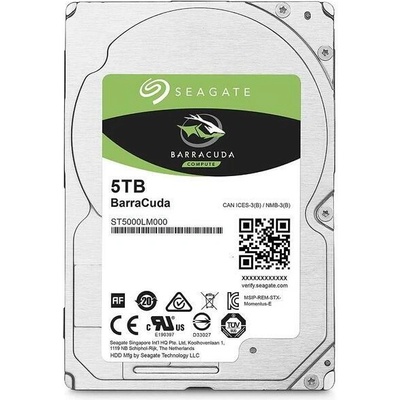 Seagate BarraCuda 2.5 5TB 5400rpm 128MB SATA3 (ST5000LM000)