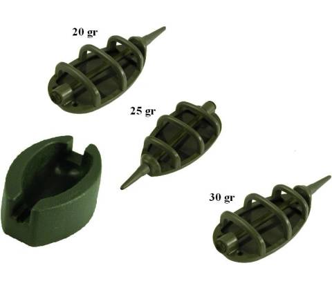 Extra Carp method feeder Set 3+1