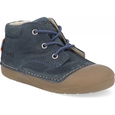 Koel4kids Barefoot kotníková obuv Avery Leather modrá