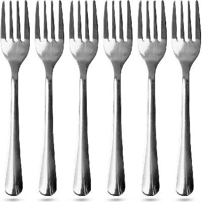 Excellent Houseware Sada nerezových dezertných vidličiek 6 ks