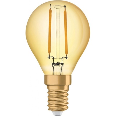 Osram LED žárovka kapka Vintage, 4 W, 410 lm, teplá bílá, E14