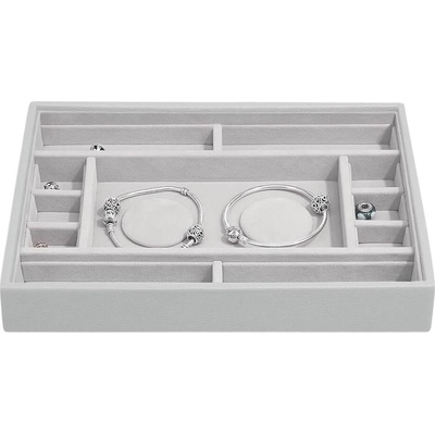 Stackers Ковчеже за накити Stackers с прегради каменносиво (74723)