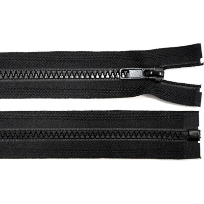 Prima-obchod Kostěný zip No 5 délka 55 cm (bundový) černý, barva Černá