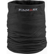 Finmark multifunctional scarf with fleece multifunkční šátek černá