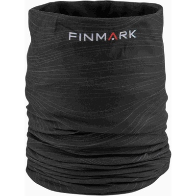 Finmark multifunctional scarf with fleece multifunkční šátek černá – Sleviste.cz