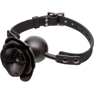 California Exotic Novelties Силиконова топка за уста с роза Rose Gag