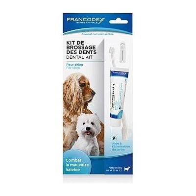 Francodex Dental Kit zubní kartáček + pasta 70 g