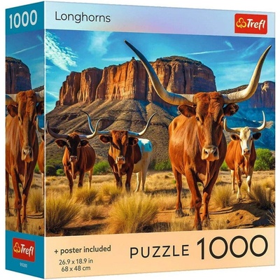 Trefl 1000 USA Collection Longhorns