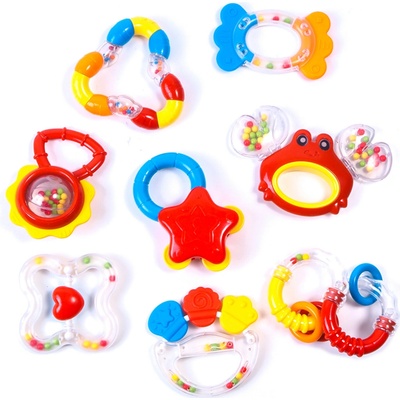 Aga4Kids Sada chrastítek 8ks – Zbozi.Blesk.cz