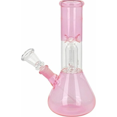 Super Heroes Skleněný bong s perkolací Transparent Růžový 22cm – Zboží Dáma Super Heroes Skleněný bong s perkolací Transparent Růžový 22cm – Zboží Dáma