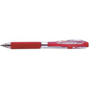 Pentel Химикалка, 0, 35 мм, с бутон, pentel "bk437", червена bk437-b (bk437-b)