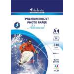 Victoria Фотохартия, мастиленоструйна, A4, 240 g, гланцова, VICTORIA PAPER "Advanced" IJP250G-A4-20SHEETS (IJP250G-A4-20SHEETS)