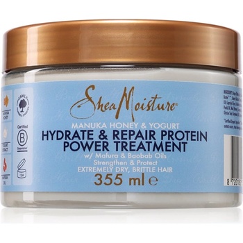 Shea Moisture Manuka Honey & Yogurt Masque хидратираща маска За коса с протеини 355ml