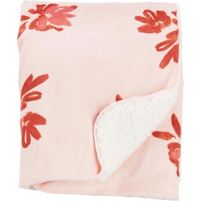 CARTER'S Deka sherpa baranček Pink Floral