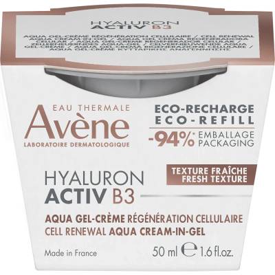 Avène Hyaluron Activ B3 Регенериращ аква гел-крем, пълнител, 50 ml