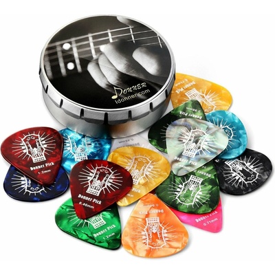 Donner EC854 Celluloid Guitar Picks 16 Pack