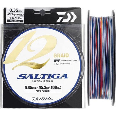 Daiwa Šňůra Saltiga 12 Braid EX+SI 300m 0,26mm 24,8kg – Zbozi.Blesk.cz