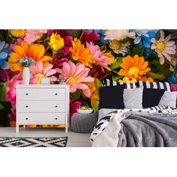 DIMEX ART s. r. o Самозалепваща се флизелинова фототапета цветен букет 375 x 250 см