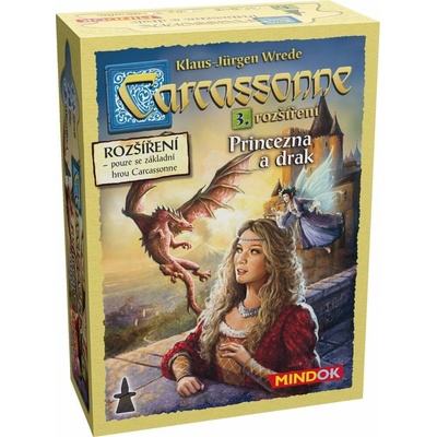 Mindok Carcassonne 3. rozšíření Princezna a drak (starší vydání)