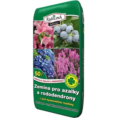 Rašelina Soběslav Substrát Azalky a rododendrony 50 l – Hledejceny.cz