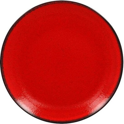 RAK Porcelain Fire talíř mělký coupe 24 cm, červený RAK-FRNNPR24RD