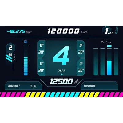 MOZA Racing Дигитално табло MOZA RM Dashboard (MOZA-ACC-RM-DASH)